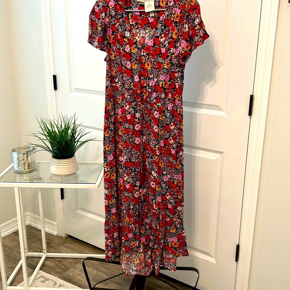 Colorful full length dress
